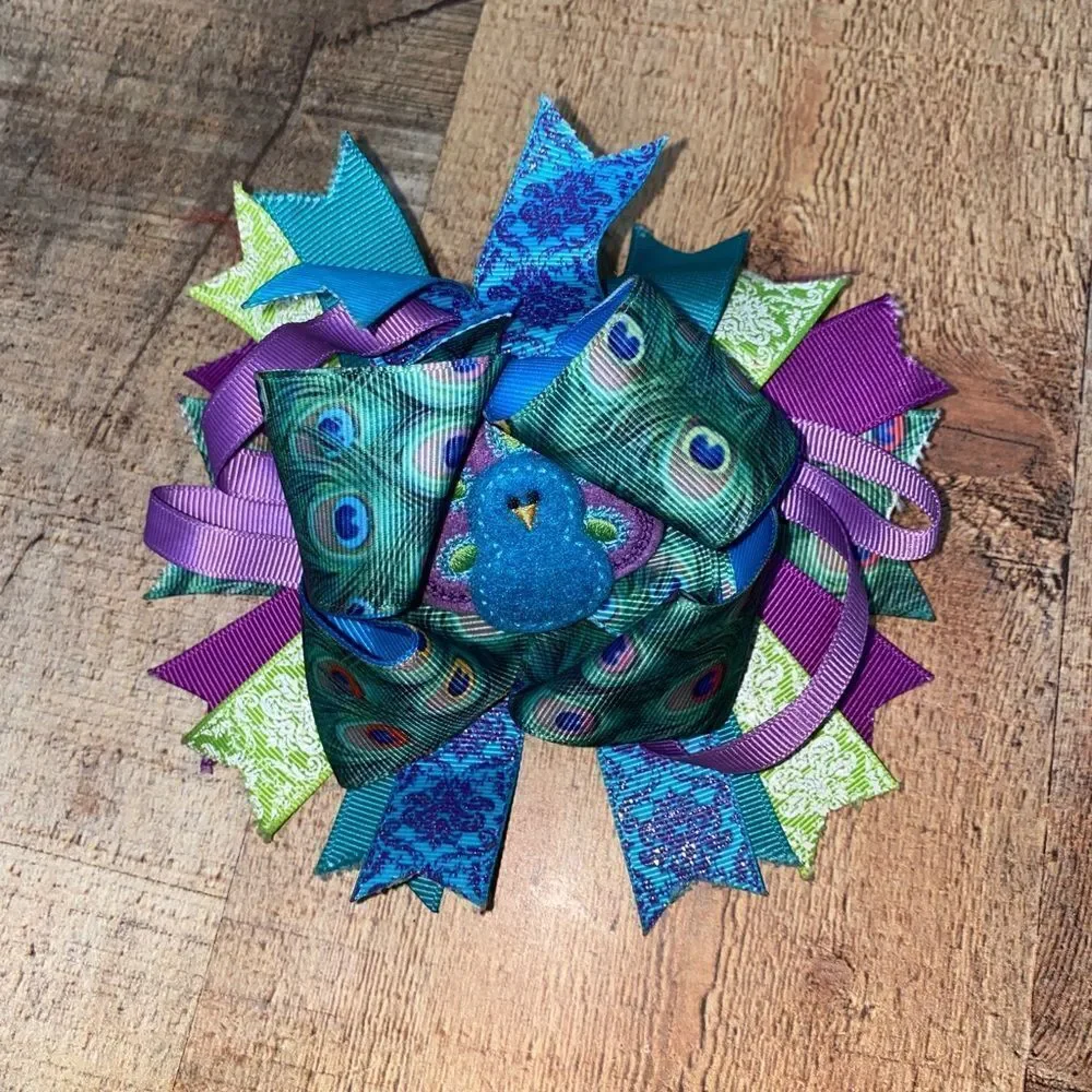 Lot of 12 boutique style‎ handmade bows